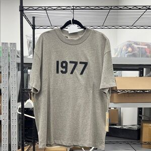 Essentials Gray 1977 Men's Tee
